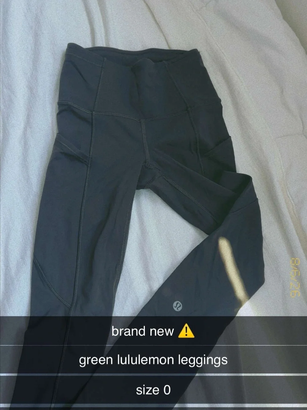 lululemon athletica Kids Dark Green Leggings